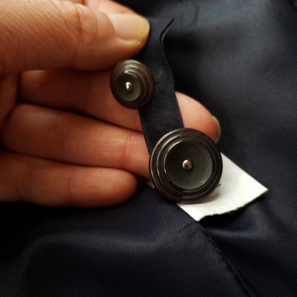 Navy Single-Button Blazer - Picture 7 of 9